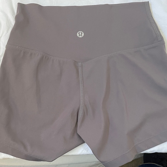 lululemon athletica Pants - lululemon athletica Women's Taupe Athletic Shorts used